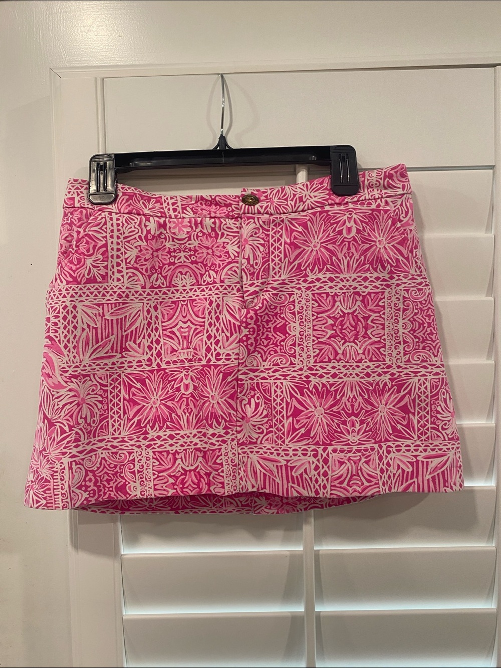 Lilly Pulitzer Pink Patterned Women's Skort Size 4